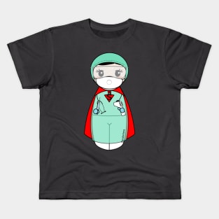 Kokeshi Nurse Superheroine Kids T-Shirt